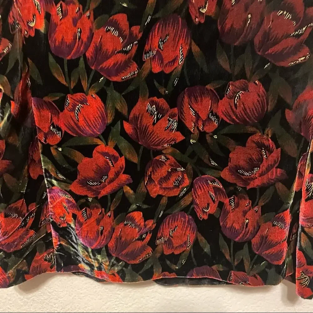 Norton McNaughton Velvet‎ Tulip Blazer